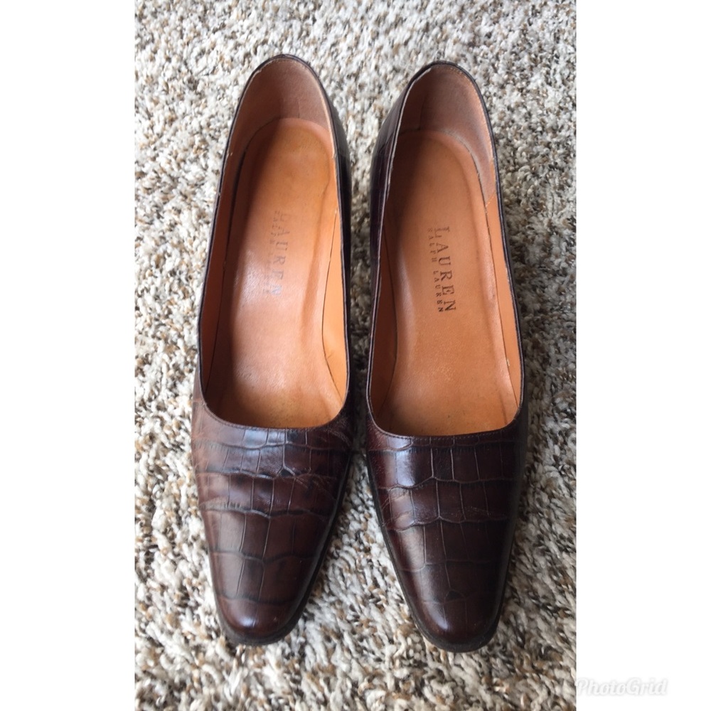 Ralph Lauren Sneak Print Pump